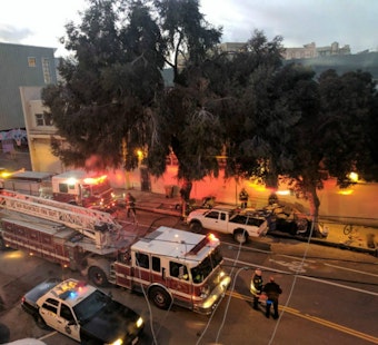 Hot Off The Tipline: Tent Fire On McCoppin, 5th & Mission Parking Garage Robbery, More