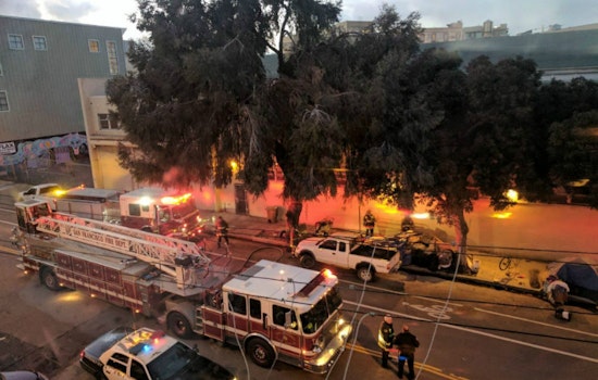Hot Off The Tipline: Tent Fire On McCoppin, 5th & Mission Parking Garage Robbery, More