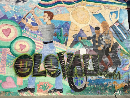 Rampant Serial Vandal Defaces Beloved Castro HIV/AIDS Mural