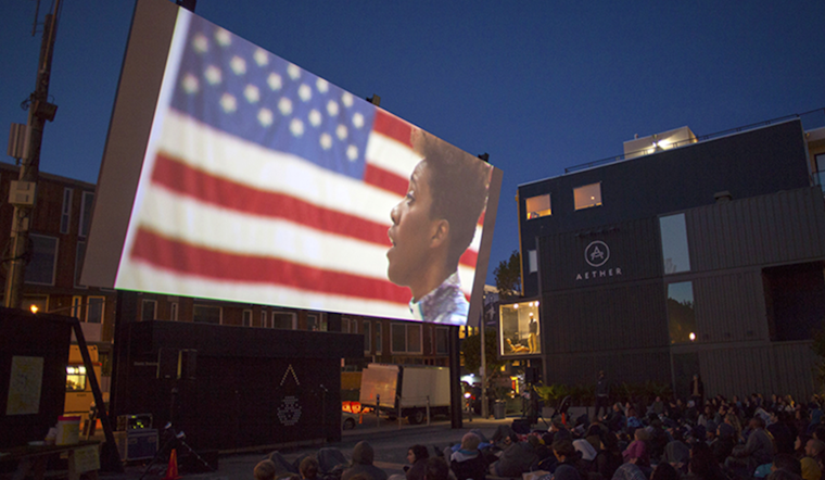Hayes Valley's Outdoor Film Screenings Return For 6 Spring Nights
