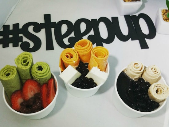 Trendy Rolled Ice Cream, Boba Drinks Await At SoMa's New 'Steep Creamery' [Video]