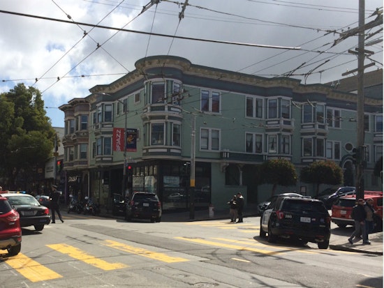Stroller-pushing woman hospitalized after being struck by driver at Haight & Ashbury