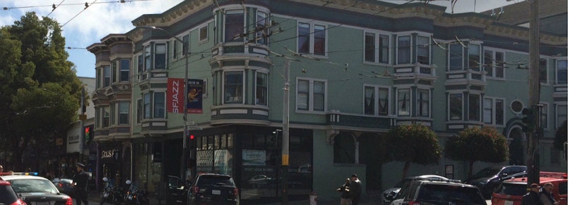 Stroller-pushing woman hospitalized after being struck by driver at Haight & Ashbury