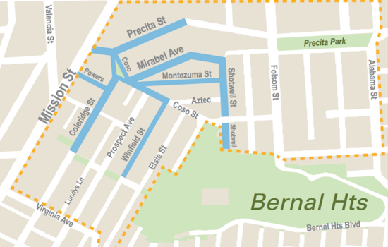 Bernal Heights Proposed As Guinea Pig In Parking Permit Experiment