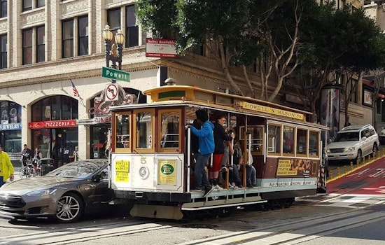 Tesla Collides With Cable Car On Powell Street