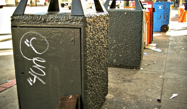 City Doubles Number Of Garbage Cans Along Mission Street's Sidewalks