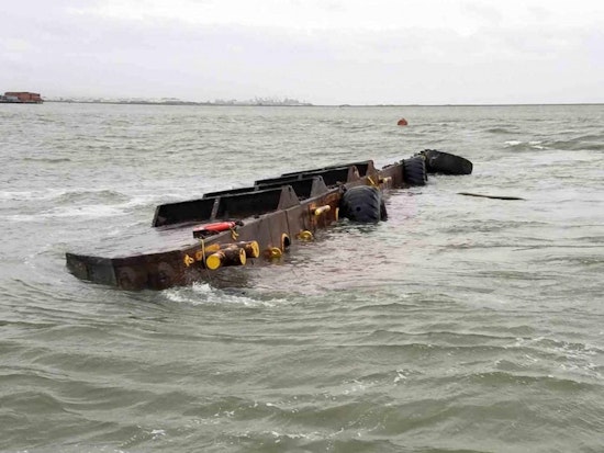 Leaking Barge Capsizes In San Francisco Bay, Cleanup Underway [Updated]