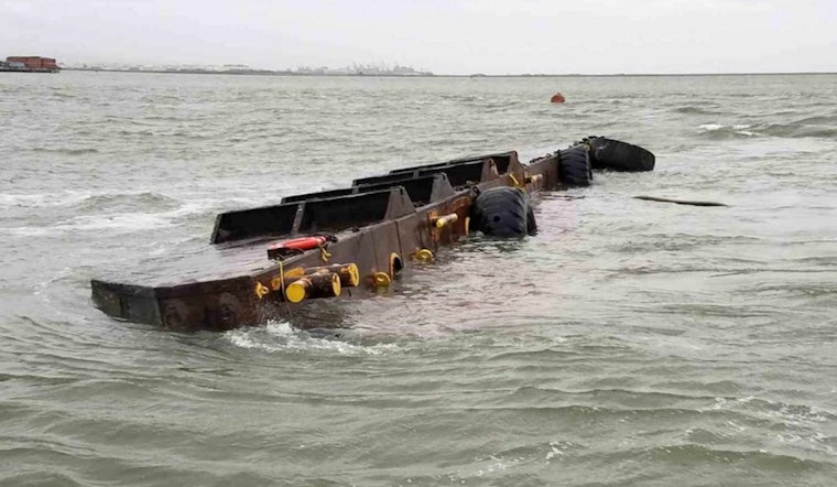 Leaking Barge Capsizes In San Francisco Bay, Cleanup Underway [Updated]