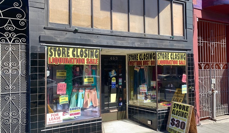 Castro men's clothing store Outfit has closed
