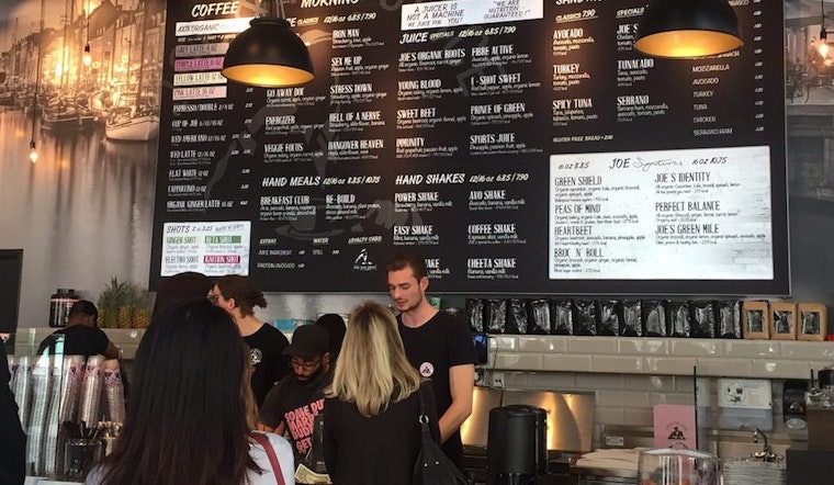 SF Biz: Velvet Scoop Shutters, New Joe & The Juice In FiDi, More