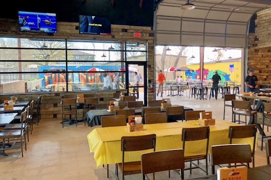New beer garden Rogers Roundhouse now open