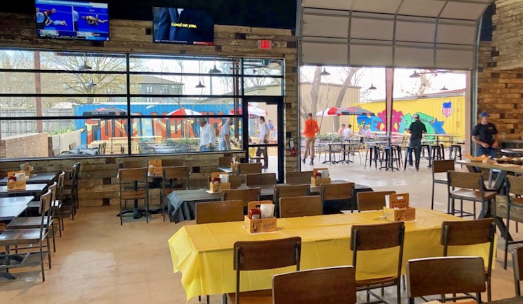 New beer garden Rogers Roundhouse now open