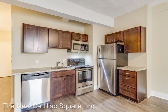 The lowest priced apartment rentals in Downtown Detroit