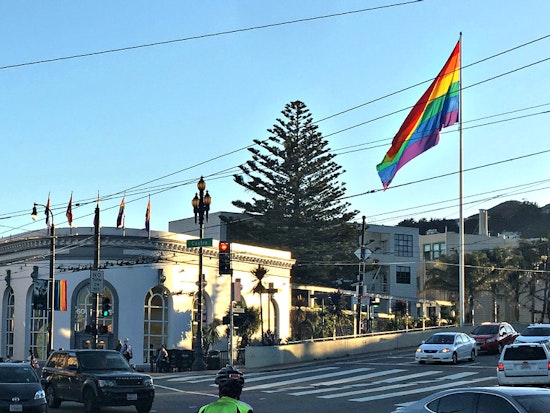 Resolution To Landmark Rainbow Flag (And Pole) At Harvey Milk Plaza In Works