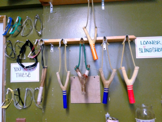 Gallery 'Scout's Artillery' A Safe Space, But Protective Eyewear Required
