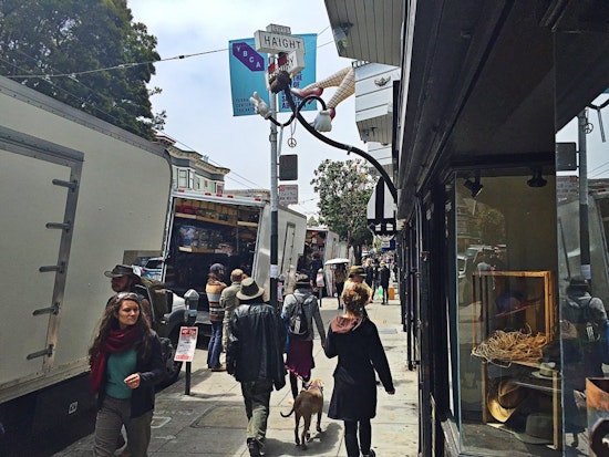 Ongoing Haight St. Construction Made 'Girlboss' Shoot 'A Bit Of A Circus'