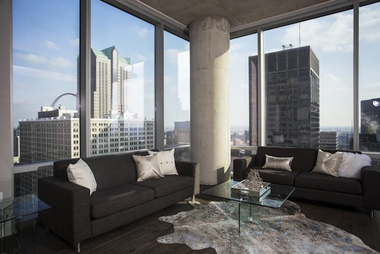 What will $1,200 rent you in St. Louis, this month?