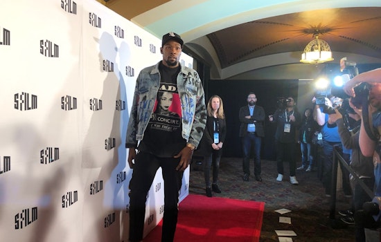 Kevin Durant visits Castro Theatre to promote new documentary