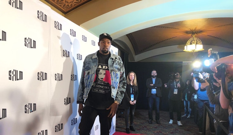 Kevin Durant visits Castro Theatre to promote new documentary