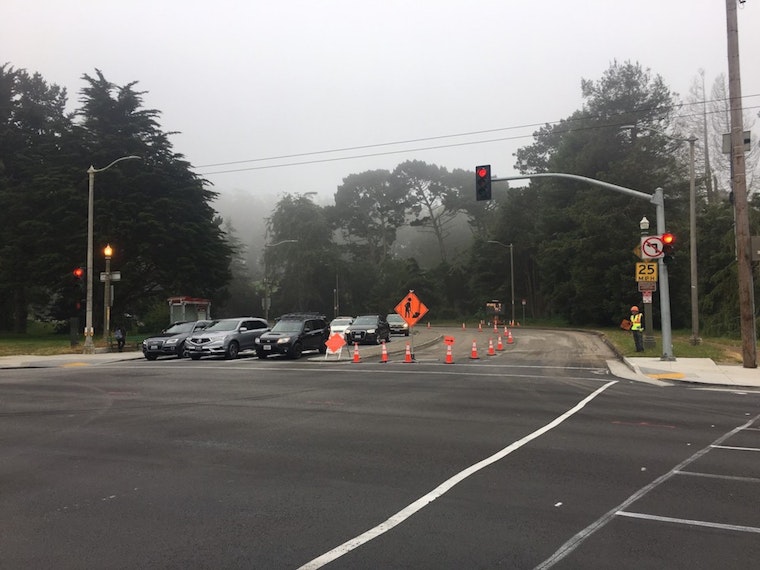 Drivers Beware: Repavement Work On Golden Gate Park's Crossover Drive Has Begun