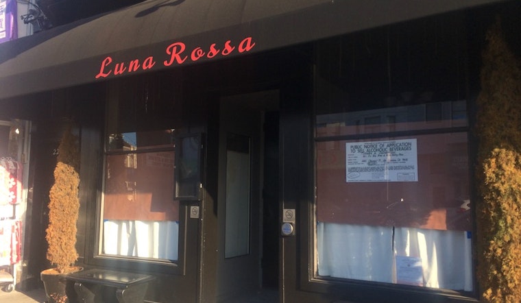 New Japanese Restaurant Planned For Former 'Luna Rossa' Location