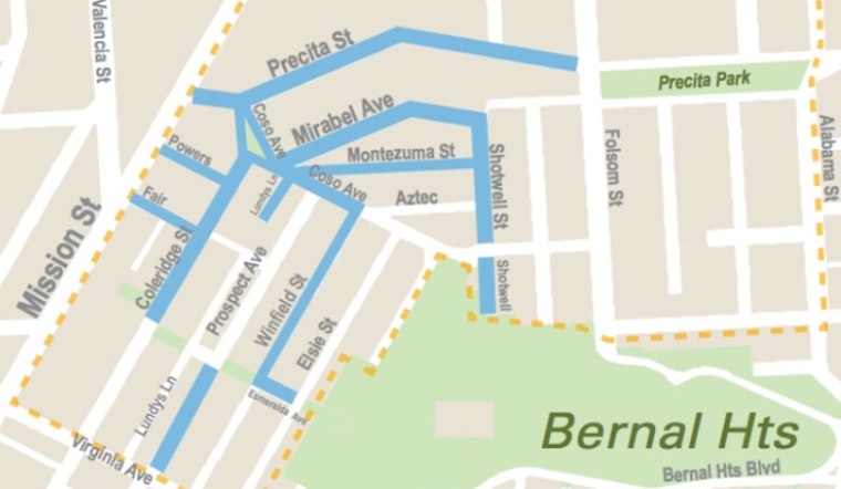 Permit Parking Set For Northwest Bernal As SFMTA Releases Updated Zone Map