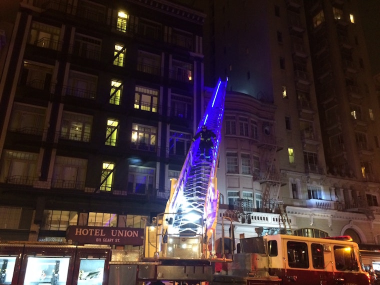 1-Alarm Fire At Geary & Hyde Snarls Late-Night Tenderloin Traffic