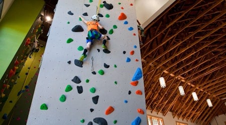 1st Public Rock Climbing Wall Unveiled At Renovated Glen Canyon Rec Center