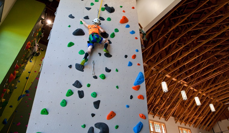 1st Public Rock Climbing Wall Unveiled At Renovated Glen Canyon Rec Center