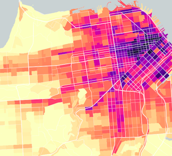 Study: Lyft And Uber Rides Concentrated In SoMa, Downtown