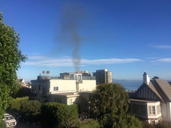 SFPD Extinguishes Outdoor Fire Near Ft. Mason