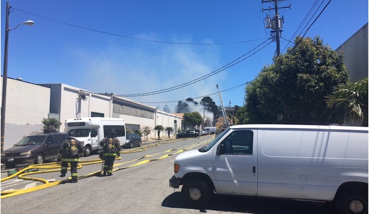 SFFD Lifts Shelter In Place Order After 4-Alarm Bayview Warehouse Fire