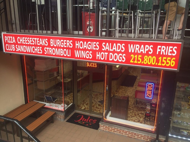 Score Cheesesteaks And More At Society Hill's New 'Jules Pizza & Grill'