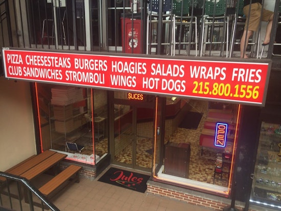Score Cheesesteaks And More At Society Hill's New 'Jules Pizza & Grill'