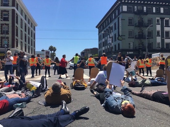 Motorcyclist In Custody After Allegedly Attempting To Run Over Trumpcare Protestors [Updated]