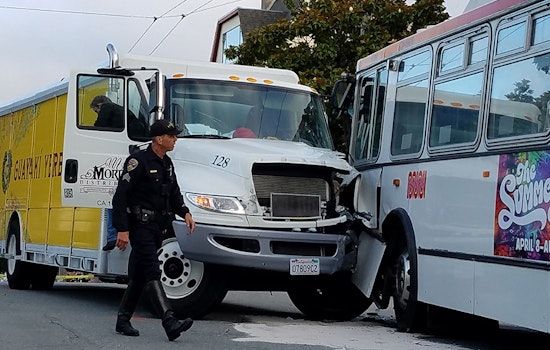 Duboce Triangle: 9 Hospitalized After Muni Bus, Truck Collide