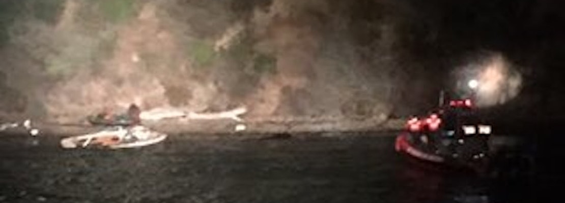 SFFD Saves Man In Late-Night Treasure Island Cliff Rescue