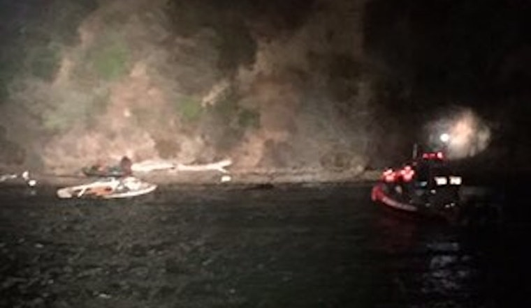 SFFD Saves Man In Late-Night Treasure Island Cliff Rescue