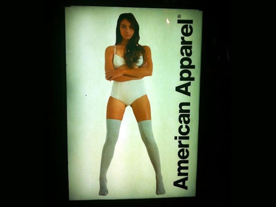 Eternal Sunshine of the Spotless American Apparel Ad