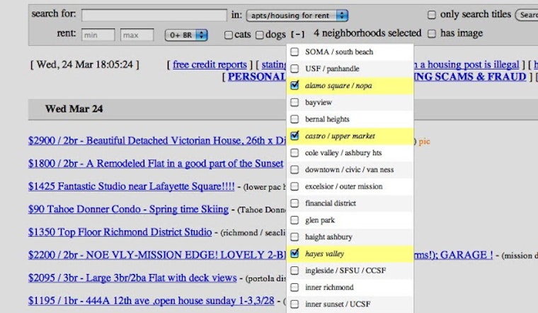 Craigslist Adds Multi-Neighborhood Search (But You Really Only Need One)