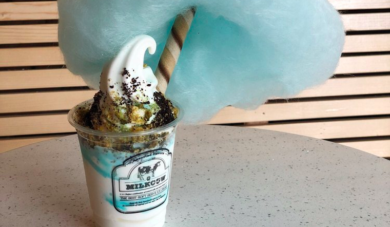 Korean dessert cafe Milkcow makes Pasadena debut, with honeycomb soft serve and more