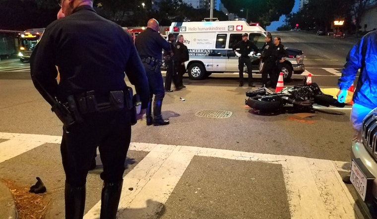 Motorcyclist Dies In Collision Near Geary & Laguna