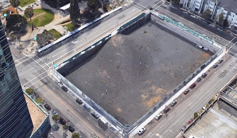 After Years Of Delay, 24-Story Tower Rises From Downtown Pit