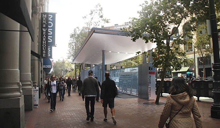 To Protect Escalators, BART To Install Canopies Over Downtown Stations