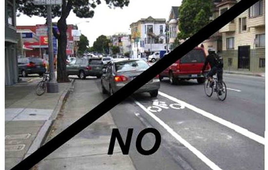 SFMTA Warns ARCO Patrons: Don’t Block Bike Lane