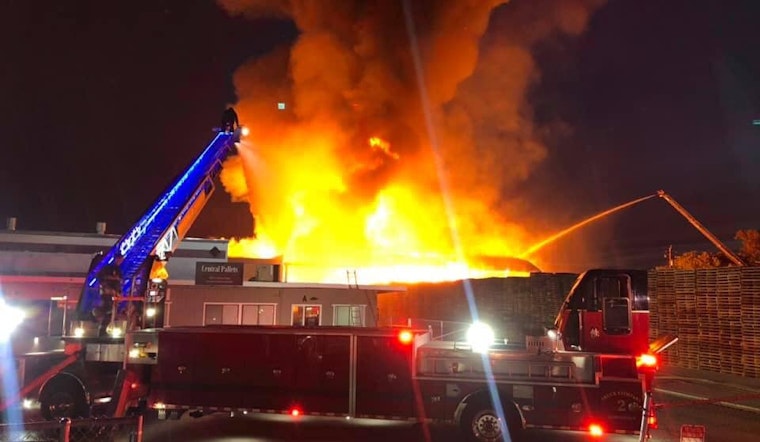 Top Stockton news: Crews continue to battle pallet fire; pair arrested in Oregon for trafficking