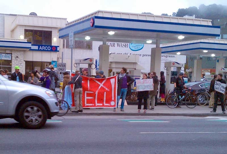 ARCO Protest Ends with Five Arrests
