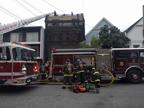 2-Alarm Inner Sunset Fire Displaces 5 Residents