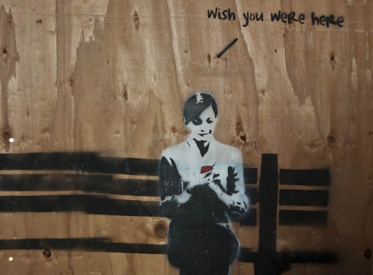 Did Banksy Visit Ike?
