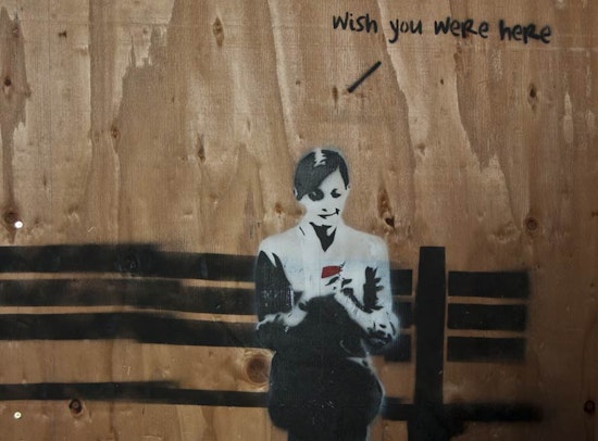 Did Banksy Visit Ike?